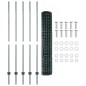 vidaXL Set di Recinzione da Giardino Verde 10 x 1,5 m vidaXL Set di Recinzione da Giardino Verde 10 x 1,5 m