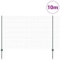 vidaXL Recinzione Euro con 5 supporti U Verde 1,6x10 m Acciaio vidaXL Recinzione Euro con 5 supporti U Verde 1,6x10 m Acciaio