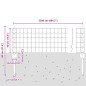 vidaXL Recinzione Euro con 11 Post in U Verde 0,4x25 m Acciaio vidaXL Recinzione Euro con 11 Post in U Verde 0,4x25 m Acciaio