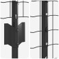 vidaXL Recinzione Euro con 10 Post in Grigio 1,4x10 m Acciaio vidaXL Recinzione Euro con 10 Post in Grigio 1,4x10 m Acciaio