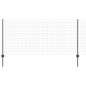 vidaXL Euro Fence con 10 Pali Grigi 1x10 m in Acciaio