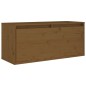 Mobili Porta TV 8 pz Miele in Legno Massello di Pino Mobili Porta TV 8 pz Miele in Legno Massello di Pino