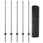 vidaXL Recinzione Euro con 10 U Post Grigia 1,2x10 m Acciaio vidaXL Recinzione Euro con 10 U Post Grigia 1,2x10 m Acciaio