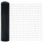 vidaXL Recinzione Euro con 10 U Post Grigia 1,2x10 m Acciaio vidaXL Recinzione Euro con 10 U Post Grigia 1,2x10 m Acciaio