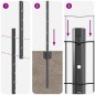vidaXL Recinzione Euro con 10 Post U Grigia 1.4x10 m Acciaio vidaXL Recinzione Euro con 10 Post U Grigia 1.4x10 m Acciaio
