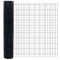 vidaXL Recinzione Euro con 10 pali a U Grigia 1.6x10 m Acciaio vidaXL Recinzione Euro con 10 pali a U Grigia 1.6x10 m Acciaio