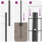 vidaXL Recinzione Euro con 10 pali a U Grigia 1.6x10 m Acciaio vidaXL Recinzione Euro con 10 pali a U Grigia 1.6x10 m Acciaio