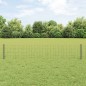 vidaXL Recinto Euro con 22 Pali Grigi 0,4x50 m Acciaio