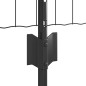 vidaXL Euro Fence con 5 post in U Grigio 0,8x10 m Acciaio vidaXL Euro Fence con 5 post in U Grigio 0,8x10 m Acciaio