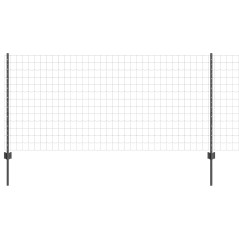 vidaXL Set di Recinzione da Giardino Grigio 10 x 1 m