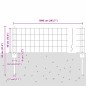vidaXL Recinzione Euro con 5 Posti U Argento 0,4x10 m Acciaio vidaXL Recinzione Euro con 5 Posti U Argento 0,4x10 m Acciaio