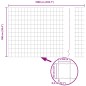 vidaXL Recinzione Euro con 10 Paletti Argento 1x10 m Acciaio vidaXL Recinzione Euro con 10 Paletti Argento 1x10 m Acciaio