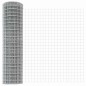 VidaXL Recinzione Euro con 10 Post in Alluminio Argento 1,2x10 m Acciaio VidaXL Recinzione Euro con 10 Post in Alluminio Argento 1,2x10 m Acciaio