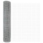 vidaXL Recinzione Euro con 10 Post Silver 1,5x10 m Acciaio