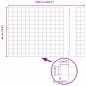 vidaXL Recinzione Euro con 11 Postazioni Argento 0,4x25 m Acciaio vidaXL Recinzione Euro con 11 Postazioni Argento 0,4x25 m Acciaio