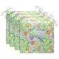 Sedie da Pranzo da Giardino con Cuscini 3 pz Massello di Acacia Sedie da Pranzo da Giardino con Cuscini 3 pz Massello di Acacia