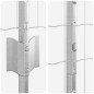 vidaXL Recinzione Euro con 22 Pali Argento 1x25 m Acciaio vidaXL Recinzione Euro con 22 Pali Argento 1x25 m Acciaio