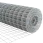 vidaXL Euro Fence con 11 Postazioni Silver 0,6x25 m Acciaio vidaXL Euro Fence con 11 Postazioni Silver 0,6x25 m Acciaio