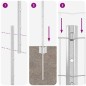 vidaXL Recinzione Euro con 22 Pali U Argento 1,2x25 m Acciaio vidaXL Recinzione Euro con 22 Pali U Argento 1,2x25 m Acciaio
