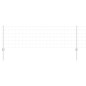 vidaXL Recinzione Euro con 11 Post in Argento 0,6x25 m Acciaio vidaXL Recinzione Euro con 11 Post in Argento 0,6x25 m Acciaio