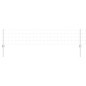 vidaXL Recinto Euro con 11 Post U Grigio 0.4 x 50 m Acciaio