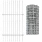 vidaXL Recinzione Euro con 11 pali a U Argento 0.6x50 m Acciaio vidaXL Recinzione Euro con 11 pali a U Argento 0.6x50 m Acciaio