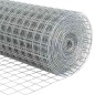 vidaXL Recinzione Euro con 11 pali a U Argento 0.6x50 m Acciaio vidaXL Recinzione Euro con 11 pali a U Argento 0.6x50 m Acciaio