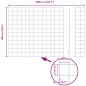 vidaXL Recinzione Euro con 10 Post in Alluminio Argento 1x10 m Acciaio vidaXL Recinzione Euro con 10 Post in Alluminio Argento 1x10 m Acciaio