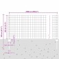 vidaXL Recinzione Euro con 11 Posti U Argento 0,8x25 m Acciaio vidaXL Recinzione Euro con 11 Posti U Argento 0,8x25 m Acciaio