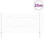 vidaXL Fondo Euro con 22 pali U Argento 1,2x25 m Acciaio vidaXL Fondo Euro con 22 pali U Argento 1,2x25 m Acciaio