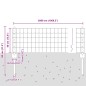 vidaXL Recinzione Euro con 22 Posti U Argento 0,4x50 m Acciaio vidaXL Recinzione Euro con 22 Posti U Argento 0,4x50 m Acciaio