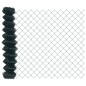 vidaXL Recinzione Metallica con 10 Post U Verde 1.2x10 m Acciaio vidaXL Recinzione Metallica con 10 Post U Verde 1.2x10 m Acciaio
