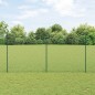 vidaXL Recinzione a Maglie con 10 Pali U Verde 1,6x10 m Acciaio vidaXL Recinzione a Maglie con 10 Pali U Verde 1,6x10 m Acciaio