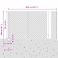 vidaXL Recinzione a Maglie con 10 Pali U Verde 1,6x10 m Acciaio vidaXL Recinzione a Maglie con 10 Pali U Verde 1,6x10 m Acciaio