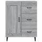 Credenza Grigio Sonoma 69,5x34x90 cm in Legno Multistrato Credenza Grigio Sonoma 69,5x34x90 cm in Legno Multistrato