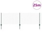 vidaXL Set di Recinzione Metallica Verde 25 x 0.8 m Acciaio zincato