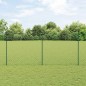 vidaXL Recinzione a Maglie con 22 Posti a U Verde 1.4x25 m Acciaio vidaXL Recinzione a Maglie con 22 Posti a U Verde 1.4x25 m Acciaio