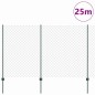 vidaXL Set di Recinzioni Verde 25 x 1,5 m Metallo vidaXL Set di Recinzioni Verde 25 x 1,5 m Metallo