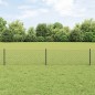vidaXL Recinzione a Maglie con 10 Post U Grigi 0.4x10 m in Acciaio vidaXL Recinzione a Maglie con 10 Post U Grigi 0.4x10 m in Acciaio