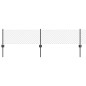 vidaXL Recinzione a Maglie con 10 Post U Grigi 0.4x10 m in Acciaio vidaXL Recinzione a Maglie con 10 Post U Grigi 0.4x10 m in Acciaio