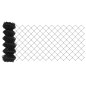vidaXL Recinzione a Maglie con 10 Post U Grigi 0.4x10 m in Acciaio vidaXL Recinzione a Maglie con 10 Post U Grigi 0.4x10 m in Acciaio