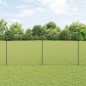 vidaXL Recinzione a Maglie Sciolte con 20 U Post Grigio 1.4x10 m Acciaio vidaXL Recinzione a Maglie Sciolte con 20 U Post Grigio 1.4x10 m Acciaio
