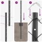 vidaXL Recinzione a Maglie con 20 Post U Grigio 1.6x10 m Acciaio vidaXL Recinzione a Maglie con 20 Post U Grigio 1.6x10 m Acciaio