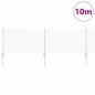vidaXL Recinzione a Catena con 10 Posti U Argento 0.6x10 m Acciaio vidaXL Recinzione a Catena con 10 Posti U Argento 0.6x10 m Acciaio