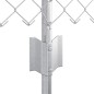 vidaXL Recinzione a Catena con 10 Posti U Argento 0.6x10 m Acciaio vidaXL Recinzione a Catena con 10 Posti U Argento 0.6x10 m Acciaio