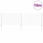 vidaXL Recinzione a Maglie con 10 Post U Argento 0.8x10 m Acciaio vidaXL Recinzione a Maglie con 10 Post U Argento 0.8x10 m Acciaio
