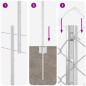 vidaXL Recinzione a Maglie di Catena con 20 Poste U Argento 1,5x10 m Acciaio vidaXL Recinzione a Maglie di Catena con 20 Poste U Argento 1,5x10 m Acciaio