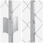 vidaXL Recinzione a Maglia con 20 Post U Argento 1.5x10 m Acciaio vidaXL Recinzione a Maglia con 20 Post U Argento 1.5x10 m Acciaio