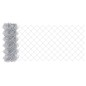 vidaXL Recinzione a Catena con 22 Pali U Argento 0,4x25 m Acciaio vidaXL Recinzione a Catena con 22 Pali U Argento 0,4x25 m Acciaio