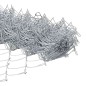 vidaXL Recinzione a Catena con 22 Pali U Argento 0,4x25 m Acciaio vidaXL Recinzione a Catena con 22 Pali U Argento 0,4x25 m Acciaio